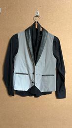 Coolcat zwarte blouse, gilet en stropdas maat 158/164, Ophalen of Verzenden, Zo goed als nieuw, Kerst of Sinterklaas