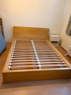 IKEA bedframe 140x200 cm – massief hout – incl. lattenbodem, Ophalen of Verzenden, Zo goed als nieuw, Tweepersoons