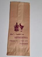 RIEMERSMA FRANEKER koekjes zak, Verzamelen, Ophalen of Verzenden