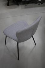 Leuke grijze eetkamerstoelen FENNA Light & Living stof 10 x, Huis en Inrichting, Stoelen, Nieuw, Ophalen of Verzenden, Metaal