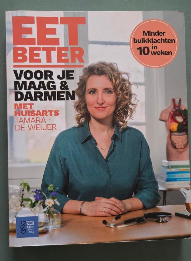Eet beter voor je maag en darmen met huisarts Tamara de Weij, Boeken, Kookboeken, Zo goed als nieuw, Ophalen of Verzenden