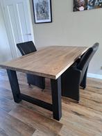 Robuuste Eettafel., Ophalen of Verzenden, Vijf personen of meer, Rechthoekig, Nieuw