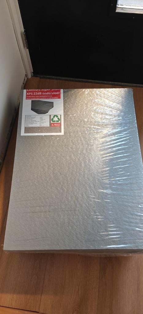 Ondervloer Platen 22m2 - 22dB Geluidsdempend, Doe-het-zelf en Verbouw, Vloerdelen en Plavuizen, Overige materialen, 50 tot 150 cm