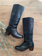 Frye retro boots blokhak 38 39 hoge laarzen cowboylaarzen, Hoge laarzen, -, Zwart, -