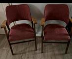 Vintage Cees Braakman Pastoe stoelen hout, Twee, Zo goed als nieuw, Hout, Ophalen