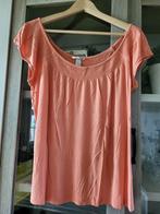 H&M top zalmroze oranje maat L. Off shoulder. Korte mouw, Kleding | Dames, Oranje, Maat 42/44 (L), H&M, Ophalen of Verzenden