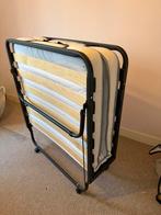 Opklapbed / Logeerbed - Zo goed als nieuw!, Ophalen, 90 cm, Eenpersoons, Zwart