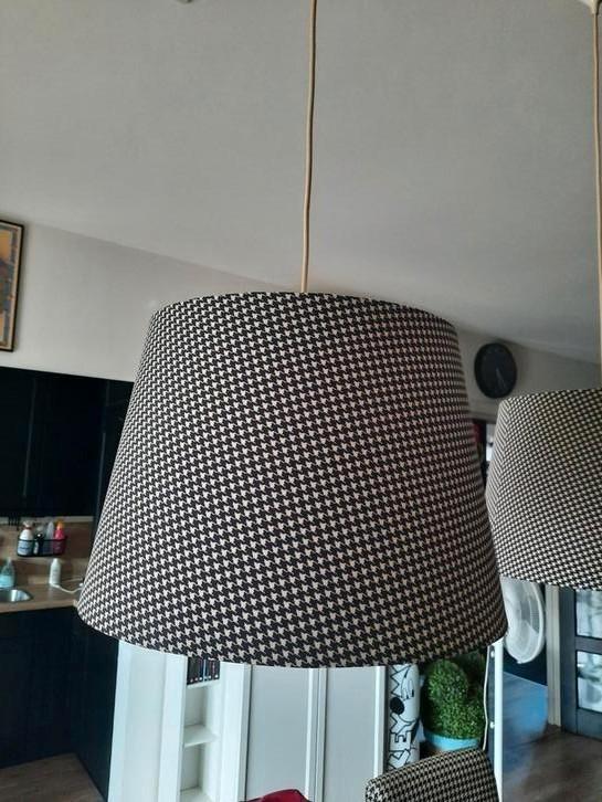 Ikea lampenkap past bij  Henriksdal Vibberbo stoelhoezen, Huis en Inrichting, Lampen | Lampenkappen, Zo goed als nieuw, 50 cm of meer