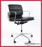 Vitra ea 217 Zwart Leder Gepolijst (voorraad:6), Huis en Inrichting, Bureaustoelen, Niet ingevuld, Zwart, Niet ingevuld, Ophalen of Verzenden