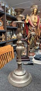 Tin? Kandelaar 63 cm hoog, Antiek en Kunst, Antiek | Kandelaars, Ophalen, Overige materialen