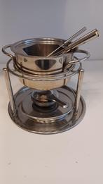 Fonduepan, Witgoed en Apparatuur, Fonduesets, Ophalen, Zo goed als nieuw, Brander, Fondueset