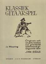 JANS SIRKS - KLASSIEK GITAARSPEL, Ophalen of Verzenden, Gebruikt, Klassiek