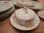 Antieke serviesset met rozen van bavaria, Antiek en Kunst, Antiek | Servies los, Ophalen of Verzenden