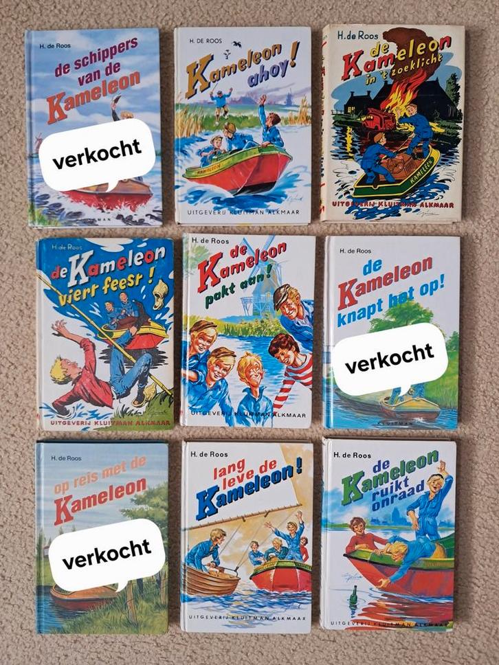 Jeugdboeken - Kameleon - Pietje Bell - Dik Trom - Mees Kees, Boeken, Kinderboeken | Jeugd | 10 tot 12 jaar, Gelezen, Fictie, Ophalen