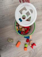 Vormenstoof met houten blokken, Ophalen of Verzenden, Gebruikt