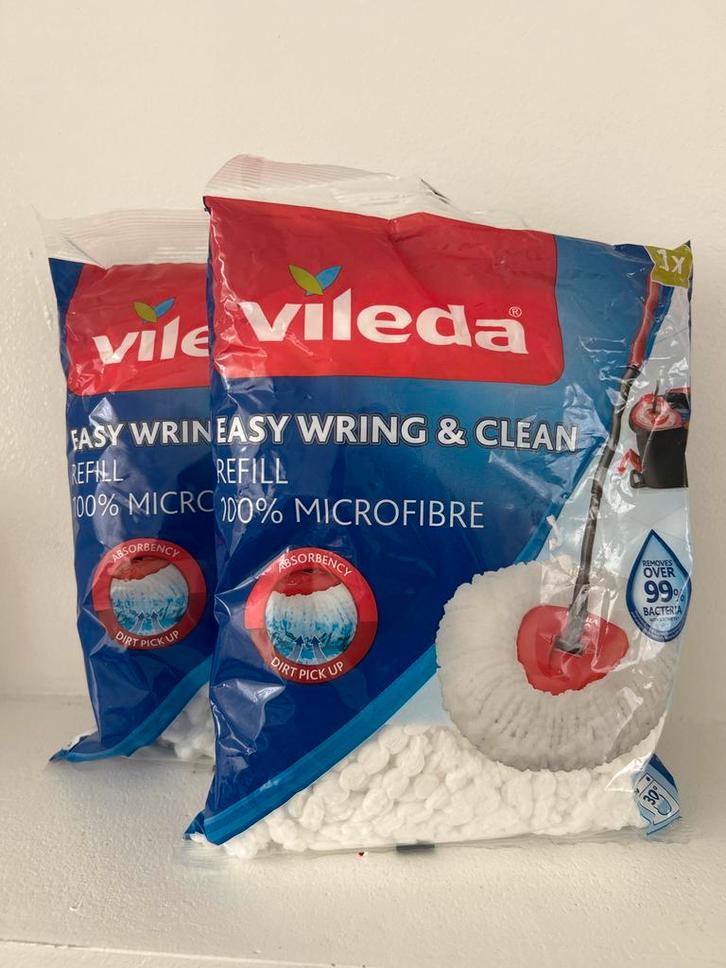 Vileda Easy Wring & Clean Dweil Navulling, Huis en Inrichting, Schoonmaakartikelen, Mop of Dweil, Ophalen of Verzenden
