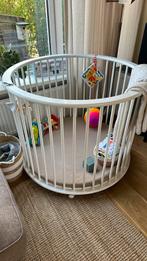 Bopita Ronde box Wit - matras, hoes, boxkleed en boxzak, Kinderen en Baby's, Boxen, Ophalen, Gebruikt, Rond, Boxkleed
