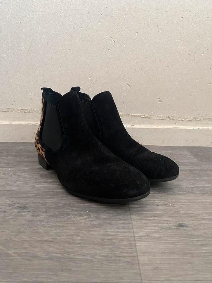 Nieuwe Manfield zwarte suede leren enkellaarzen maat 38, Kleding | Dames, Schoenen, Nieuw, Lage of Enkellaarzen, Zwart, Verzenden