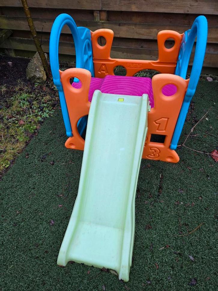 Feber Glijbaan Speelhuisje met Onderdelenset, Kinderen en Baby's, Speelgoed | Buiten | Speeltoestellen, Gebruikt, Glijbaan, Aanbouwonderdeel