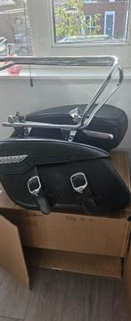 motor tassen Harley softail, Motoren, Accessoires | Koffers en Tassen, Ophalen of Verzenden, Gebruikt