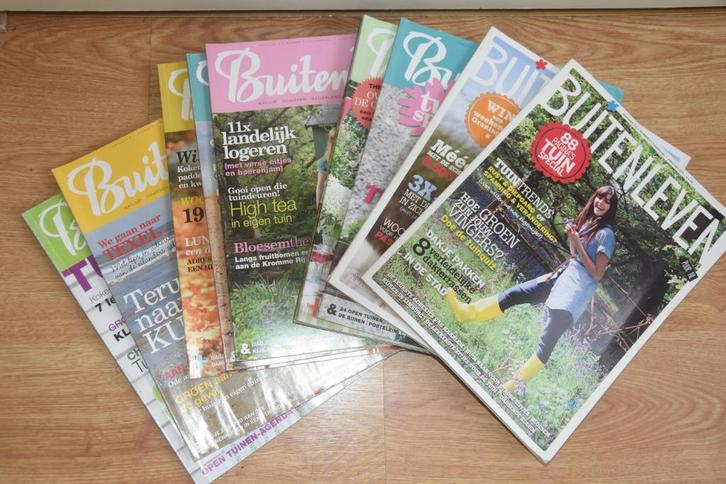 10 nummers Buitenleven tijdschrift incl. Tuinen specials, Boeken, Tijdschriften en Kranten, Gelezen, Sport en Vrije tijd, Ophalen of Verzenden