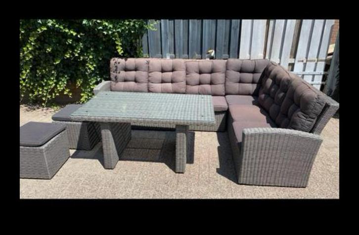Loungset tuin banken, Tuin en Terras, Tuinsets en Loungesets, Zo goed als nieuw, Ophalen of Verzenden