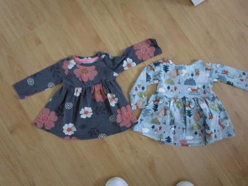 Hema - twee schattige jurkjes maat 62, Kinderen en Baby's, Babykleding | Maat 62, Gebruikt, Meisje, Jurkje of Rokje, Ophalen of Verzenden