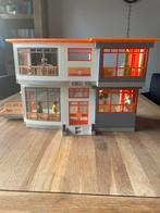 Playmobil ziekenhuis met helikopter kinderen speelgoed kind, Ophalen of Verzenden, Zo goed als nieuw, Poppenhuis