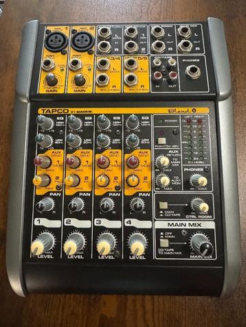 Tapco Blend 6 mixer + jack/mini-jack verloopstekker beschikbaar voor biedingen