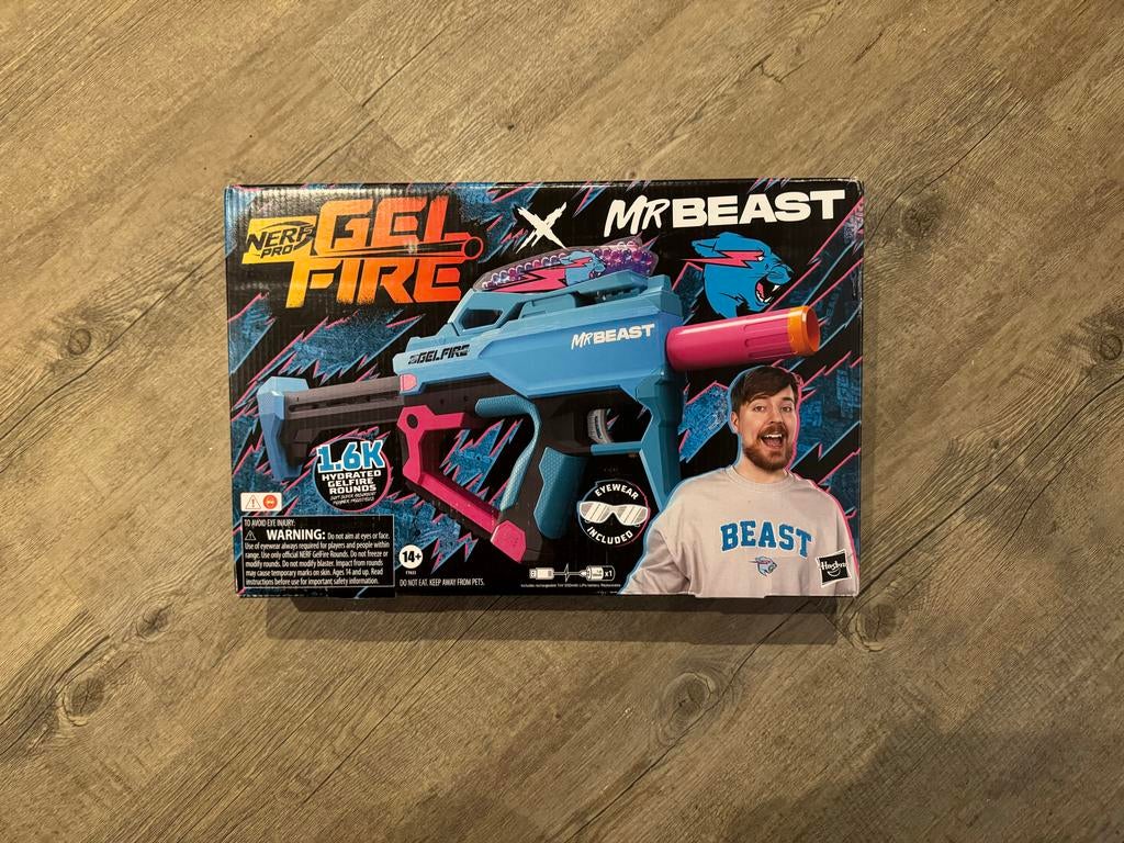 NERF Pro Gelfire X MrBeast Blaster - Nieuw!, Verzenden, Nieuw, Jongen of Meisje