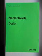 Prisma Pocketwoordenboek Nederlands-Duits, Onbekend, Prisma of Spectrum, Nederlands, Ophalen of Verzenden