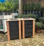 Kwaliteit douglas bloembakken RABAT, Verzenden, Minder dan 60 cm, Vierkant, Nieuw