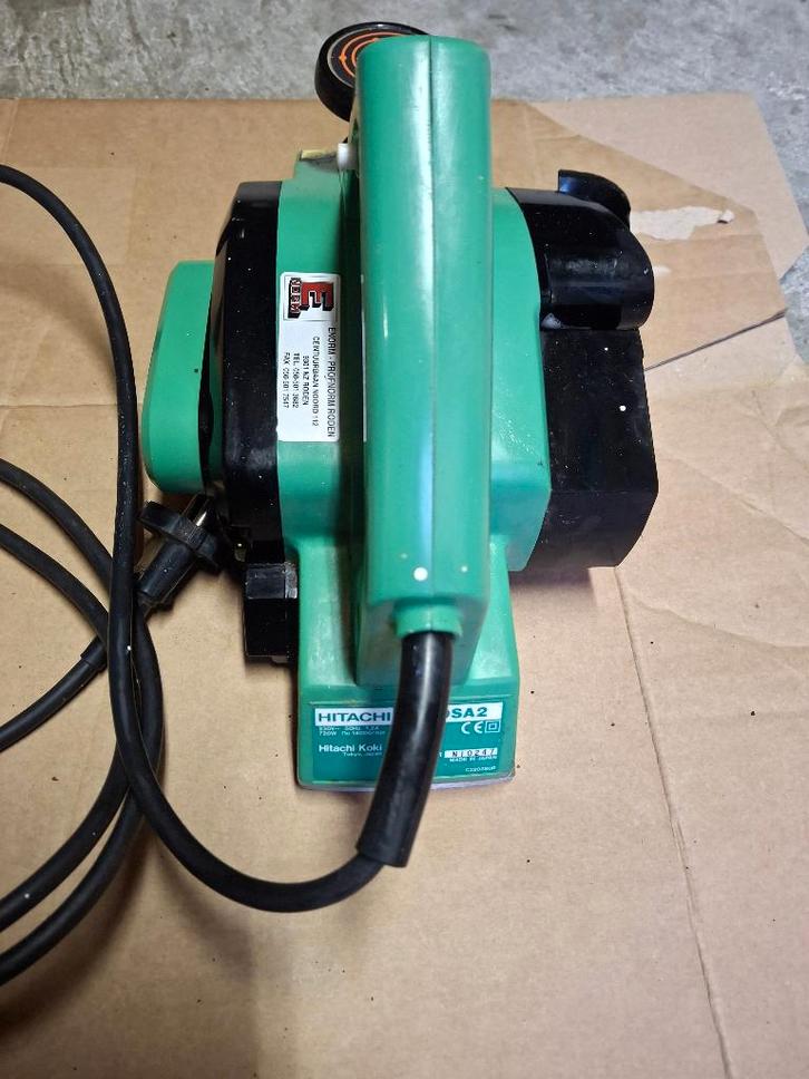 Schaafmachine Hitachi Koki P20SA2, Doe-het-zelf en Verbouw, Schaafmachines, Zo goed als nieuw, Elektrisch, Ophalen of Verzenden