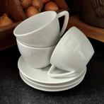 3 kop en schotels van Nespresso, Ophalen of Verzenden, Zo goed als nieuw, Overige stijlen, Kop(pen) en/of Schotel(s)