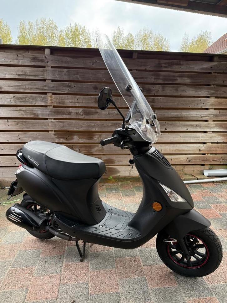 La Souris City S 2024 mat zwart, Fietsen en Brommers, Snorfietsen en Snorscooters, Zo goed als nieuw, Overige merken, Benzine