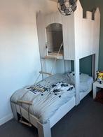 Houten kasteelbed /kinderbed met klimrek, Ophalen, Gebruikt, Overige typen