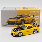 Pop Race Mazda RX-7 (FD3S) Re-Amemiya Widebody, yellow, Hobby en Vrije tijd, Modelauto's | Overige schalen, Mymodelcar@outlook.com