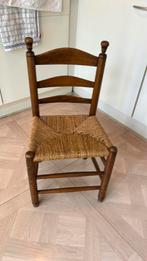 Knopstoel gevlochten zitting vintage, Ophalen