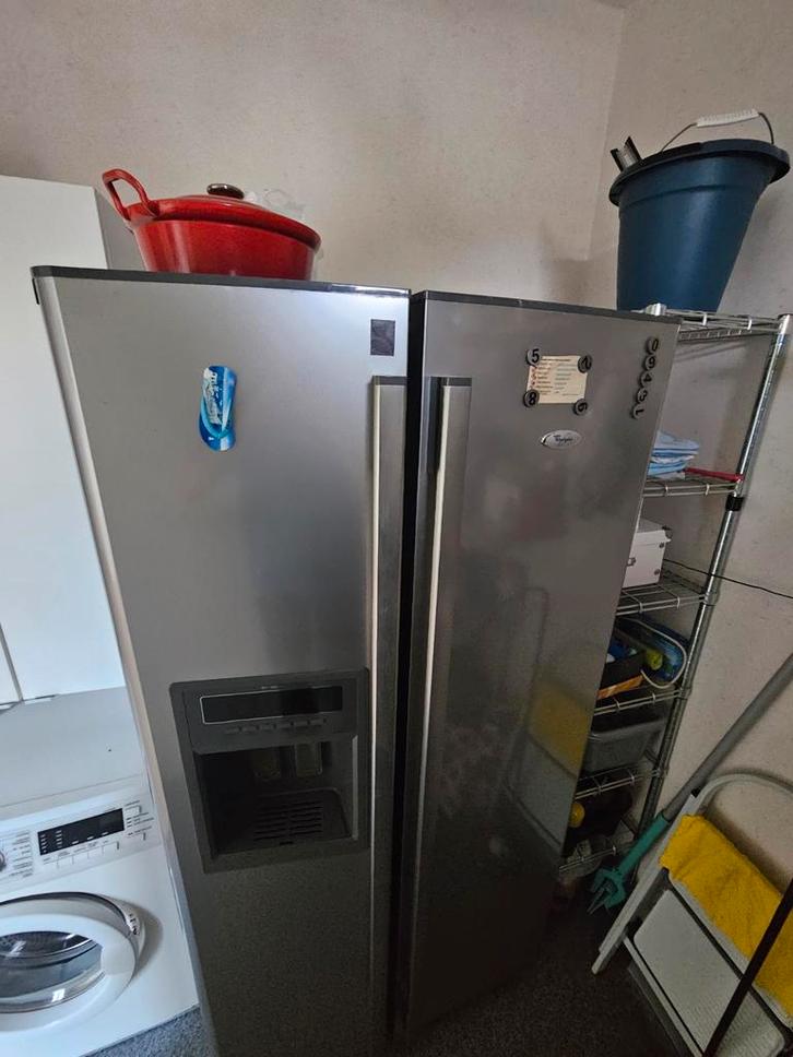 whirlpool Koelkast met vriesvak combinatie, Witgoed en Apparatuur, Koelkasten en IJskasten, Gebruikt, Met vriesvak, 200 liter of meer