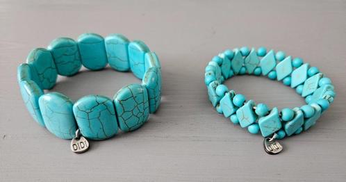 DiDi armbanden turquoise, Sieraden, Tassen en Uiterlijk, Armbanden, Zo goed als nieuw, Blauw, Ophalen of Verzenden