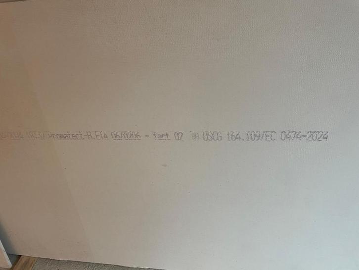 Brandwerende Plaat - Nieuw!, Doe-het-zelf en Verbouw, Platen en Panelen, Nieuw, Overige materialen, 20 tot 50 mm, Ophalen of Verzenden