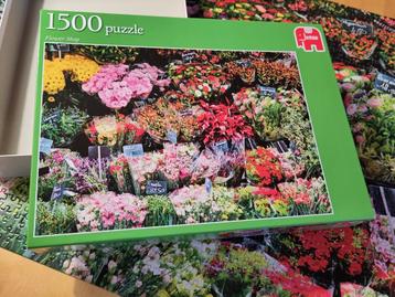 Puzzel 1500 stukjes  beschikbaar voor biedingen