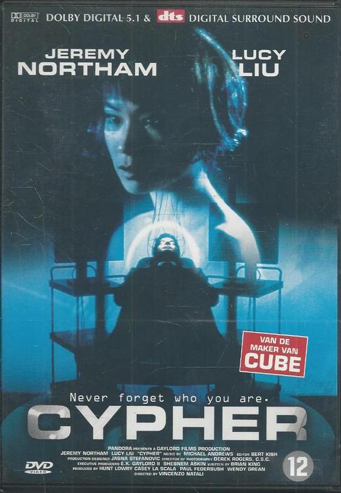 Cypher met o.a. Lucy Liu, Jeremy Northam, Cd's en Dvd's, Dvd's | Klassiekers, Nieuw in verpakking, Thrillers en Misdaad, Vanaf 12 jaar