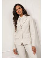 Studio Anneloes bonded jasje blazer Bright kit maat M, Maat 38/40 (M), Studio Anneloes, Beige, Ophalen of Verzenden