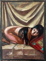 Zeefdruk Nico Vrielink, Antiek en Kunst, Kunst | Litho's en Zeefdrukken, Verzenden