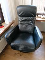 Lederen relax draaistoel in prima staat., Huis en Inrichting, Fauteuils, Ophalen, 50 tot 75 cm