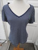 Donkerblauwe Ralph Lauren stretch top maat XL, valt als L, Ophalen, Blauw, Maat 42/44 (L), Zo goed als nieuw