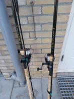 2 karperhengels Spiraflex Carp met Shimano molen, Watersport en Boten, Ophalen, Gebruikt, Molen