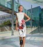 Sonia Pena - Prachtige Jurk maat 34 - Nieuw €300, Wit, Nieuw, Ophalen of Verzenden, Knielengte