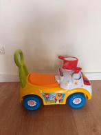 Fisher Price loopauto little people geel, Kinderen en Baby's, Ophalen, Gebruikt, Auto of Voertuig, Met geluid